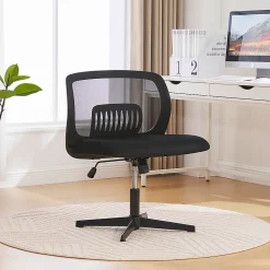 Chaise Bureau Sans Accoudoirs, Pivotante , Réglable
