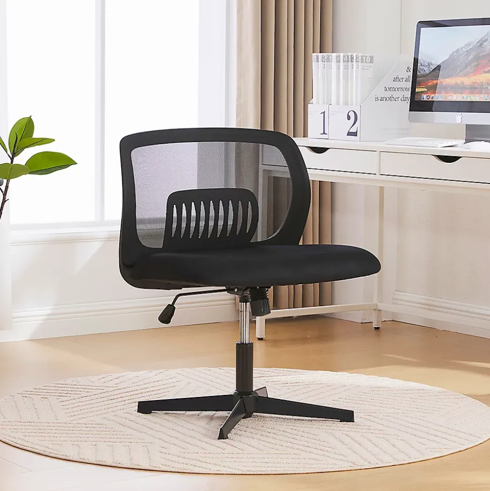Chaise Bureau Sans Accoudoirs, Pivotante , Réglable
