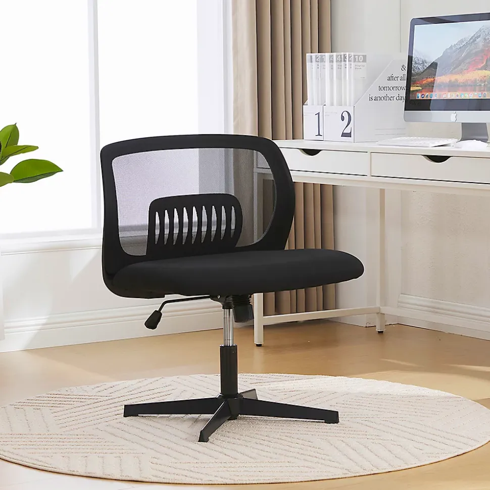 Chaise Bureau Sans Accoudoirs, Pivotante , Réglable