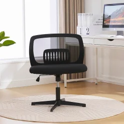 Chaise Bureau Sans Accoudoirs, Pivotante , Réglable