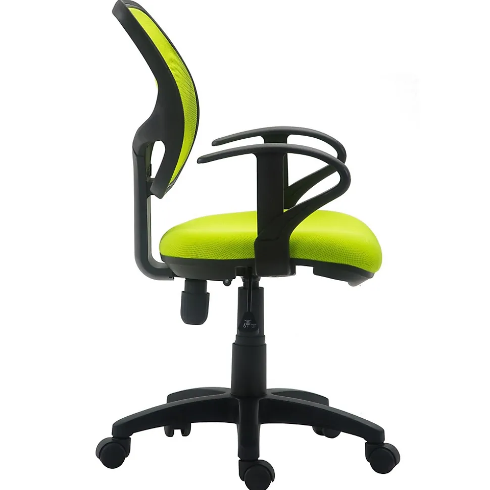 Chaise de bureau à roulettes COOL, vert