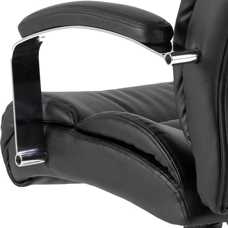 Chaise de bureau à roulettes Ben - Noir