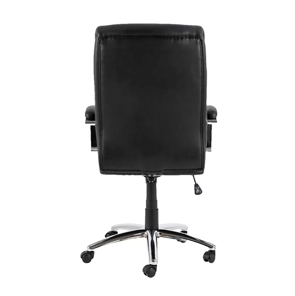 Chaise de bureau à roulettes Ben - Noir