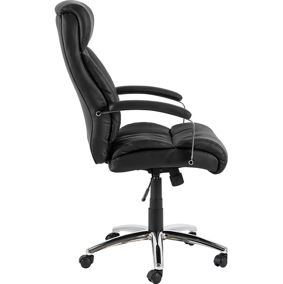 Chaise de bureau à roulettes Ben - Noir