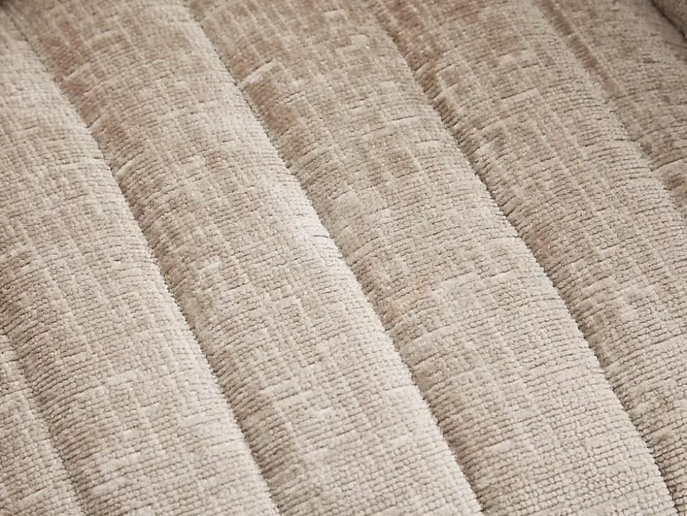 Chaise de bureau - Tissu - Beige - Hauteur réglable - TOSILI