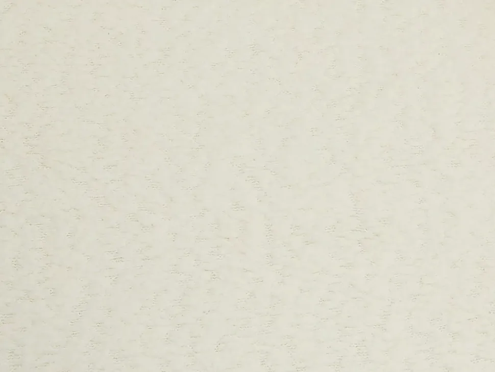 Chaise de bureau - Tissu bouclette - Blanc ivoire - Hauteur réglable - NAODY