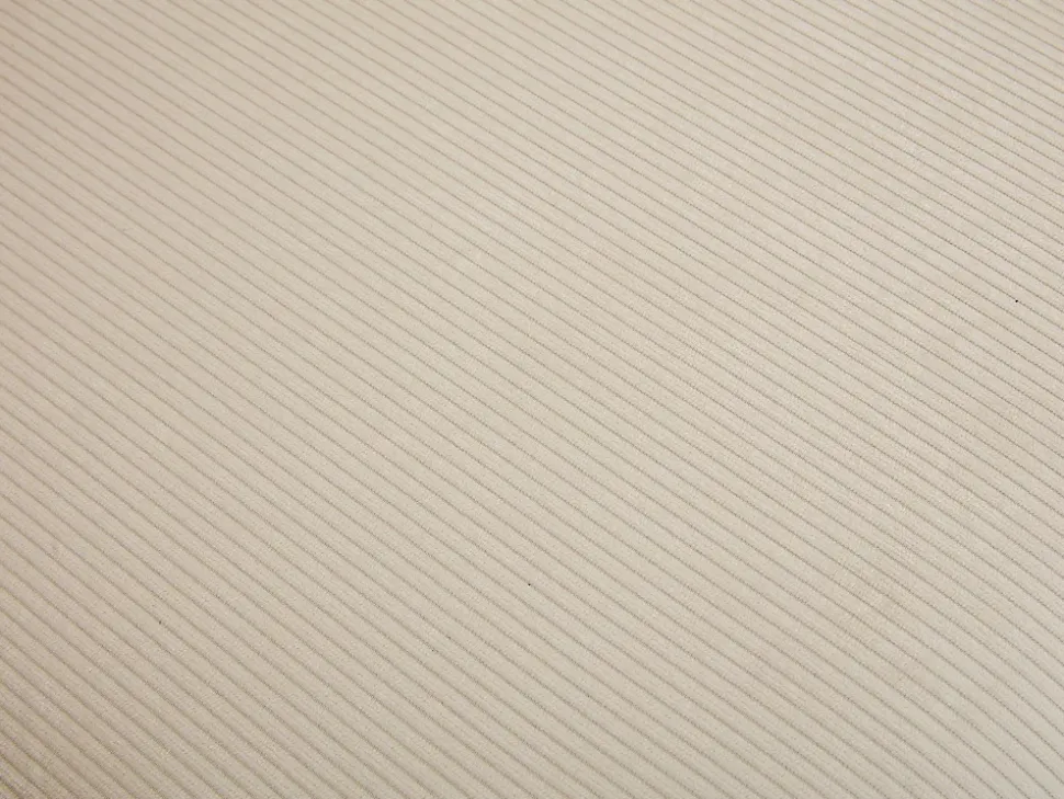 Chaise de bureau - Velours côtelé - Crème et noir - Hauteur réglable - BATARU