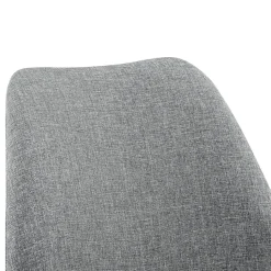 Chaise de Bureau Atherton à Roulettes Réglable en Hauteur Gris Clair en.casa