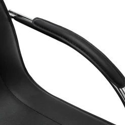 Chaise de bureau cantilever Noir Similicuir vidaXL