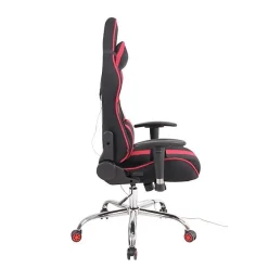 Chaise de bureau CLP Limit XM tissu noir rouge ergonomique