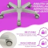 Chaise de Bureau Enfant Chaise étude avec Dossier Ergonomique et Siège Hauteur Réglable Violet
