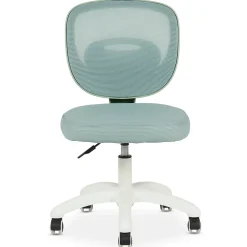 Chaise de bureau enfant MAYLA réglable en tissu mesh - Vert