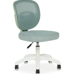 Chaise de bureau enfant MAYLA réglable en tissu mesh - Vert