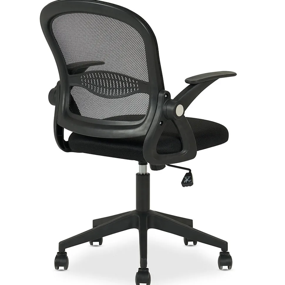 Chaise de bureau ergonomique EREN réglable en tissu mesh - Noir