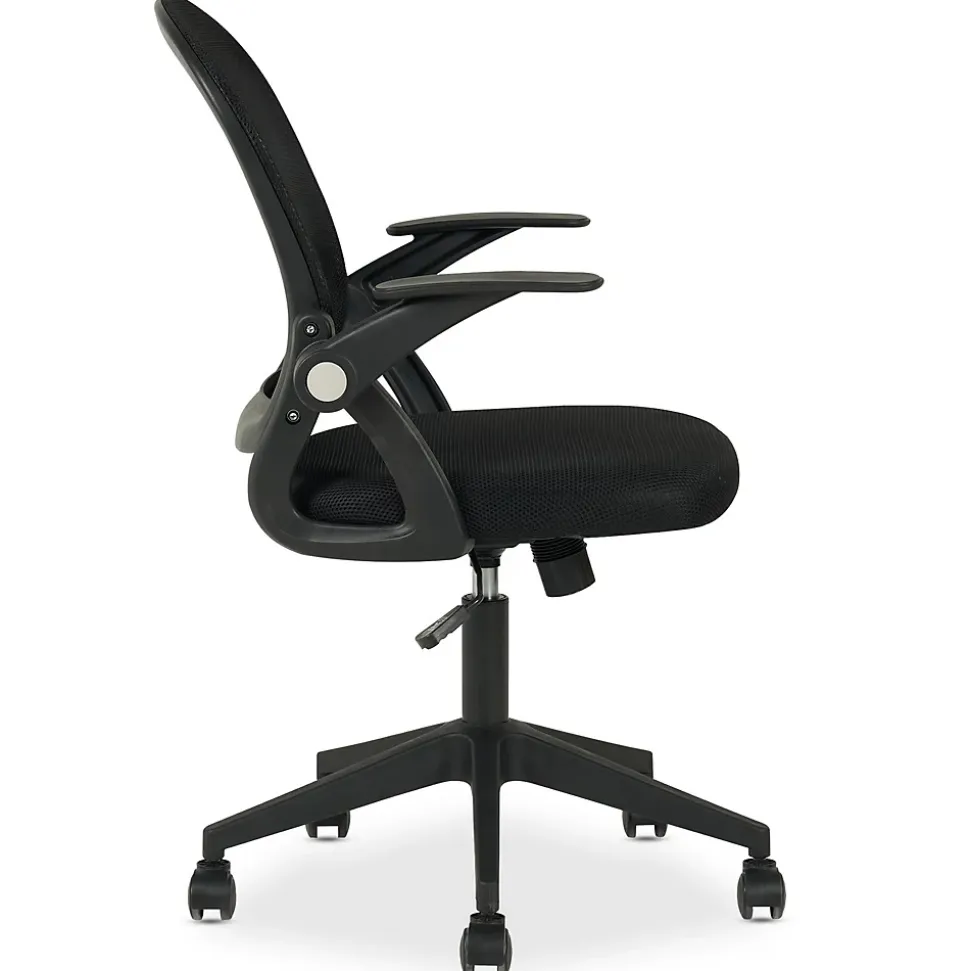 Chaise de bureau ergonomique EREN réglable en tissu mesh - Noir