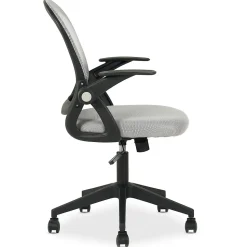 Chaise de bureau ergonomique EREN réglable en tissu mesh - Gris