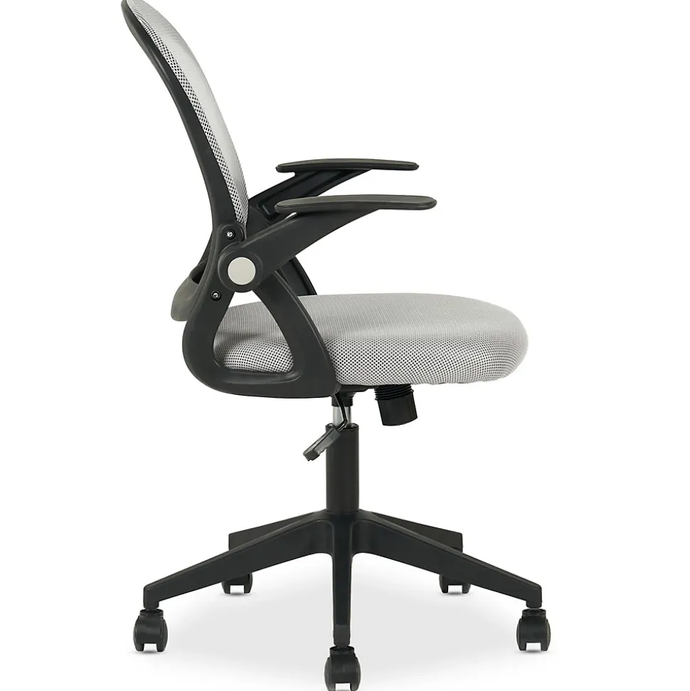 Chaise de bureau ergonomique EREN réglable en tissu mesh - Gris