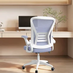 Chaise de bureau ergonomique En Maille Avec Soutien Lombaire, Accoudoirs Réglables