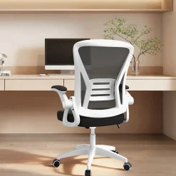 Chaise de bureau ergonomique En Maille Avec Soutien Lombaire, Accoudoirs Réglables