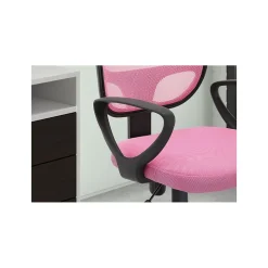 Chaise de bureau IPOLIST Tissu filet rose Confort et modernité pour votre espace de travail