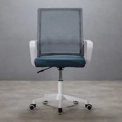 Chaise de bureau PERTH - Gris-bleu