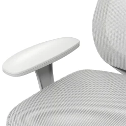 Chaise de Bureau Pivotante Ergonomique avec Réglage Hauteur - Confort Assise Polyester Gris 55x48x94,5 cm