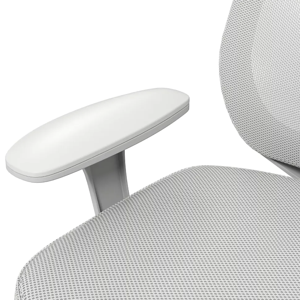 Chaise de Bureau Pivotante Ergonomique avec Réglage Hauteur - Confort Assise Polyester Gris 55x48x94,5 cm