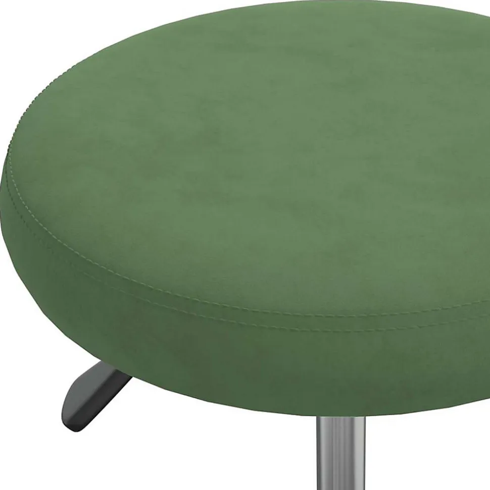 Chaise de bureau pivotante vert foncé velours vidaXL