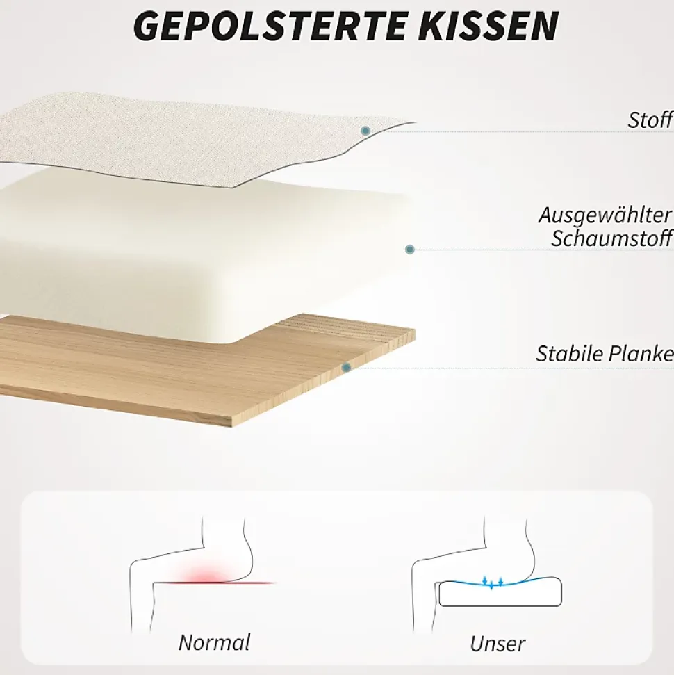 Chaise de bureau pivotante pour home office, réglable en hauteur avec fonction bascule, revêtement imitation lin beige