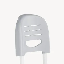 Chaise de bureau pour enfants Sauda réglable en hauteur gris clair / blanc en.casa