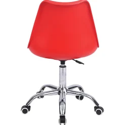 Chaise de bureau réglable en hauteur rouge ANNE - HAPPY GARDEN