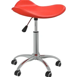 Chaise de bureau Rouge Similicuir vidaXL