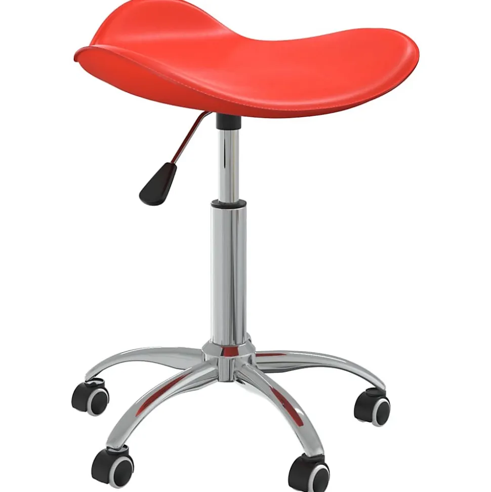 Chaise de bureau Rouge Similicuir vidaXL