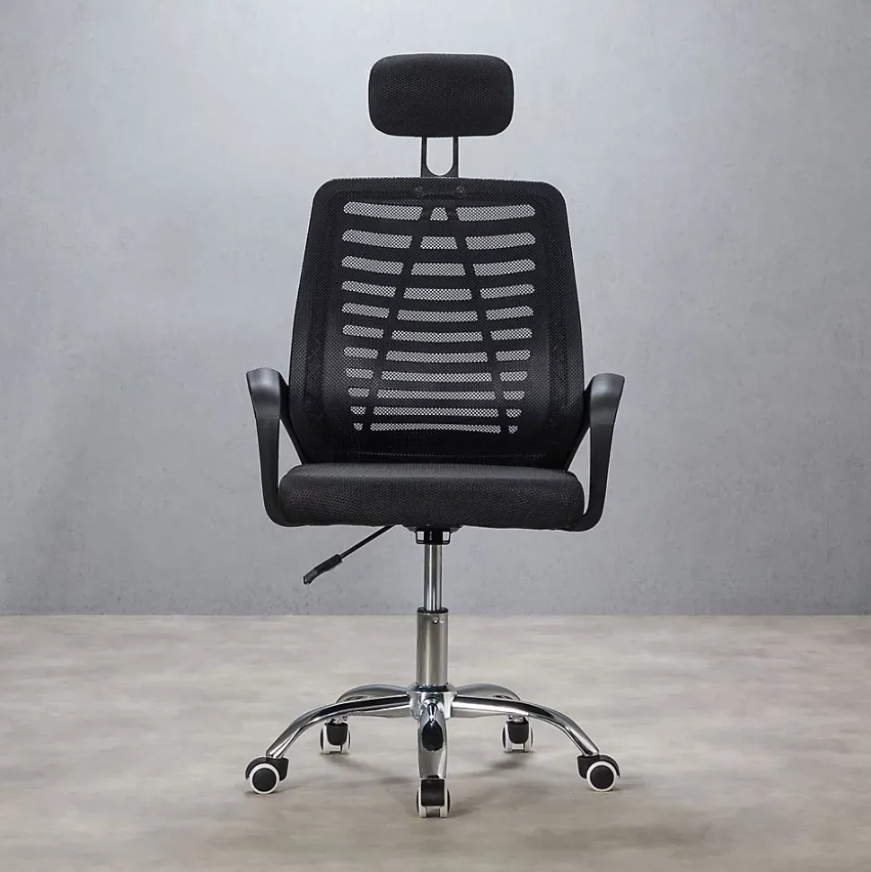 Chaise de bureau SEATTLE - Noir