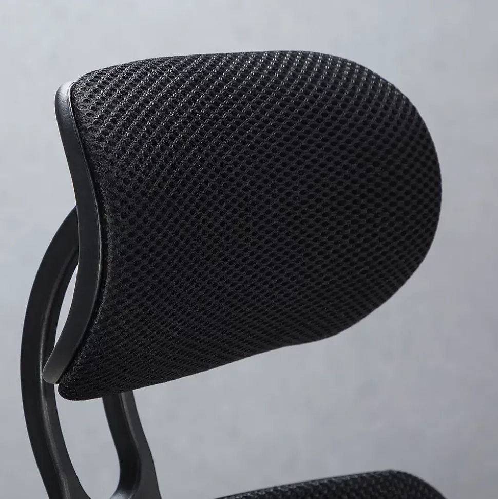 Chaise de bureau SEATTLE - Noir