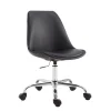Chaise de bureau Toulouse CLP similicuir noir hauteur réglable