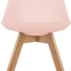 Chaise de table Baya Atmosphera H.81 cmrose clair