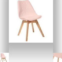 Chaise de table Baya Atmosphera H.81 cmrose clair