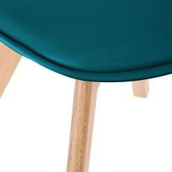 Chaise de table Baya Atmosphera H.81 cm bleu canard