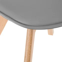 Chaise de table Baya Atmosphera H.81 cm gris clair