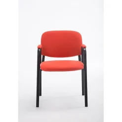 Chaise de visiteur Ken Pro en tissu - CLP - Rouge - Intérieur - Métal - Contemporain - Design