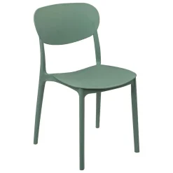 Chaise empilable plastique vert Plasta - 5Five