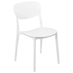 Chaise empilable plastique blanc Plasta - 5Five
