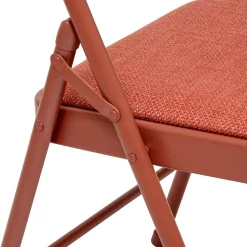 Chaise Flexy Plus en tissu chiné rose foncé - Rose foncé- 5five
