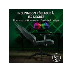 Chaise gaming Razer Iskur V2 X Noir tissu