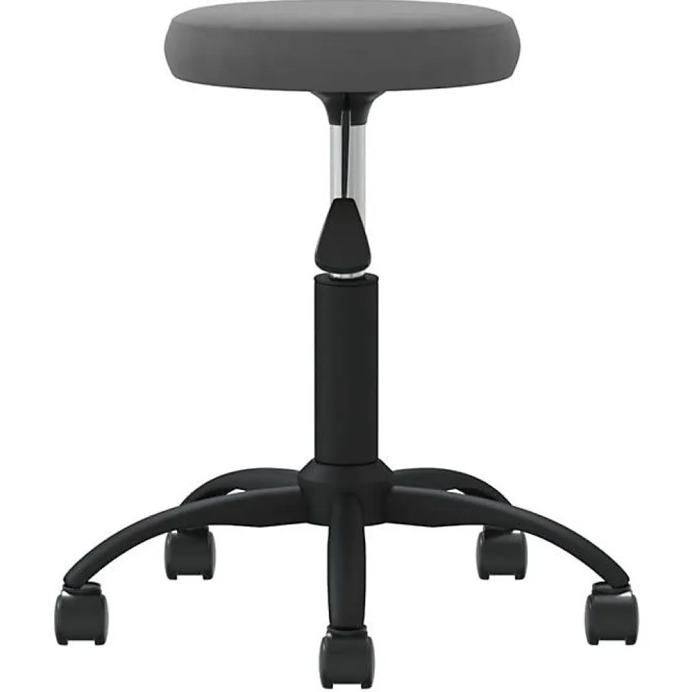 Chaise pivotante de bureau Gris foncé Velours vidaXL