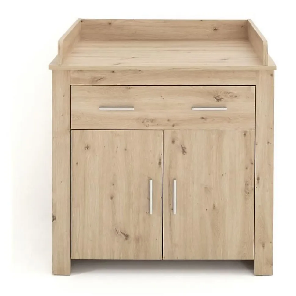 Chambre bébé Trend Team Ahoi - Lit 70 x 140 cm et commode à langer chêne