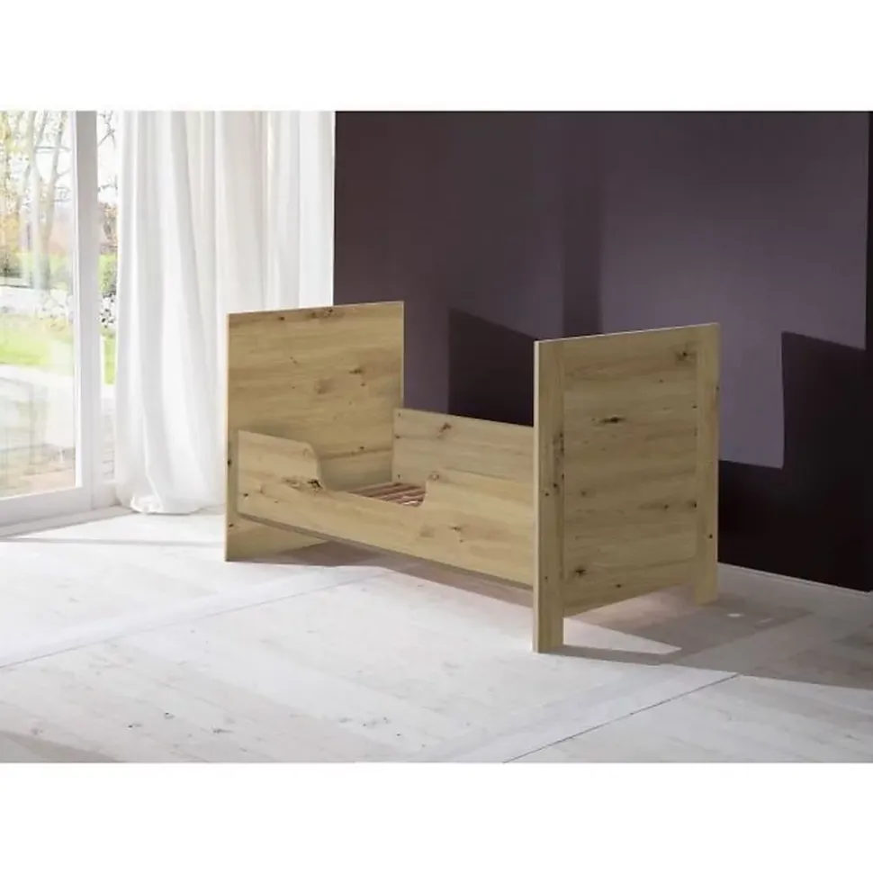 Chambre bébé Trend Team Ahoi - Lit 70 x 140 cm et commode à langer chêne