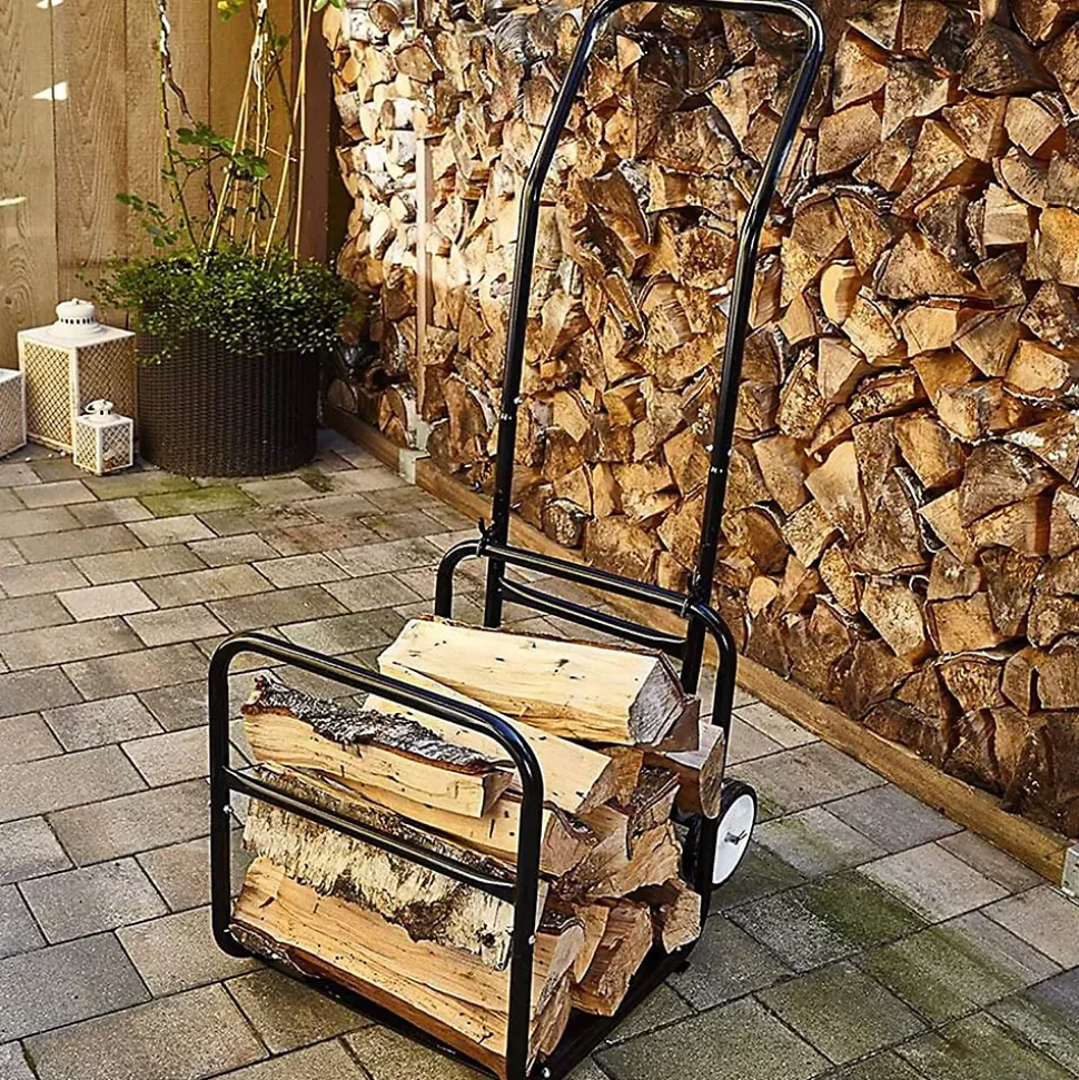 Chariot à bois FISHTEC 2 en 1 - charge max 50kg