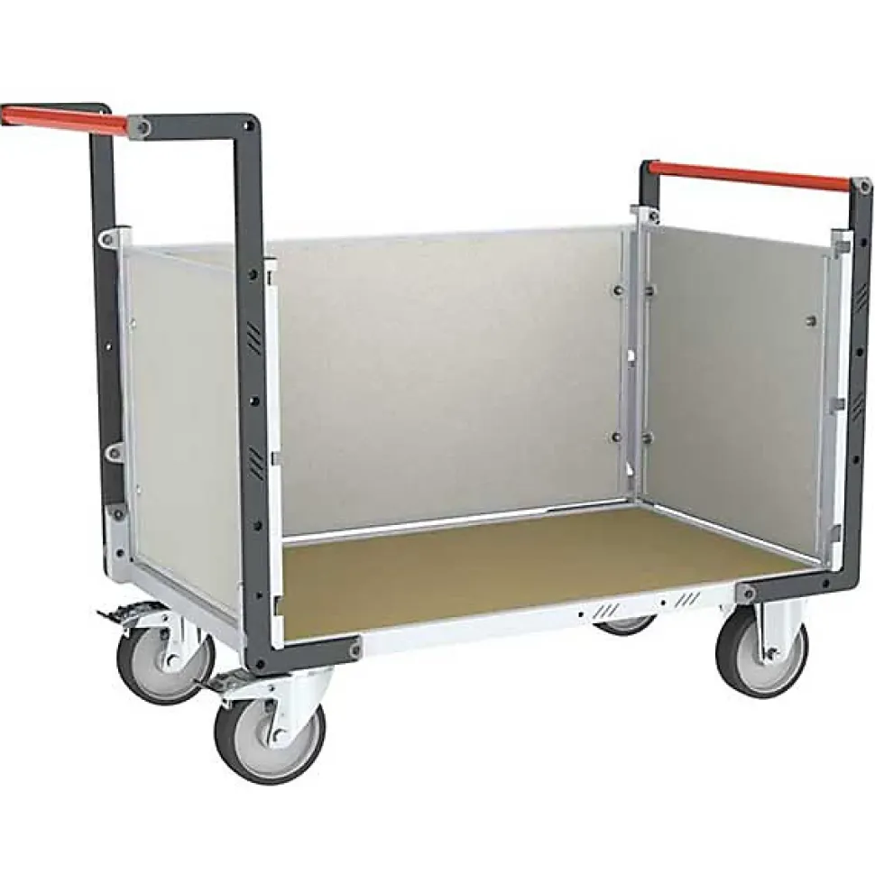 Chariot 3 côtés PVC - Plateau 1075x735mm - Charge max 500kg - 806724674